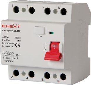 Дифреле E-NEXT e.rccb.pro.4.63.300 4р 63А 300mA p003029 фото