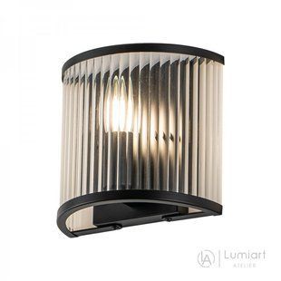 Настінний світильник (бра) Lumiart Atelier BL5016-1 JANE чорний під лампу E14 для спальні 81118 фото
