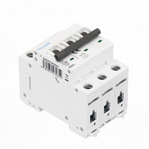 Автомат Vector 3P C 25A 6kA змінного струму GMS025C3P06AC фото