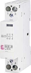 Контактор модульный RA 32-20 32A 230V AC 2NO, ETI, 2464075 2464075 фото