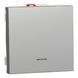 Кнопка выключателя Schneider Electric Unica New NU320630N с подсветкой 10А 2м алюминий