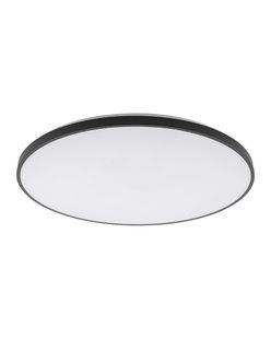 Стельовий світильник Nowodvorski AGNES ROUND LED PRO 64W IP44 чорний для вітальні та офісу 10976 10976 фото