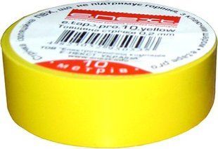 Ізоляційна стрічка e.tape.stand.10.yellow, жовта (10м) s022002 фото
