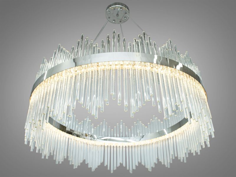 Хрустальный лед люстра Diasha LED module Хром Q802/800CH Q802/800CH фото