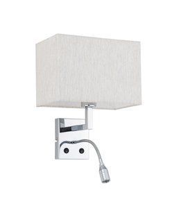 Бра Nowodvorski HOTEL MOOD LED Cream E27+LED 2.2W для чтения 11785 фото