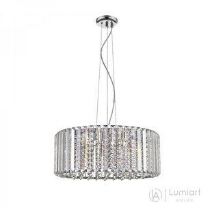 Підвісна люстра Lumiart Atelier BL5003 QUINN хром на 6 ламп G9 для вітальні 81104 фото