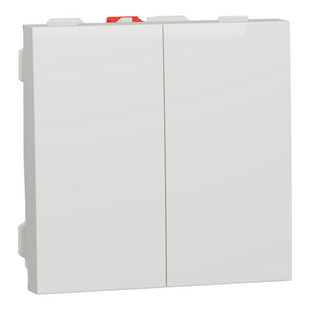 Двухклавишный выключатель Schneider Electric NU321118 (схема 5) 10А 2М (белый) NU321118 фото