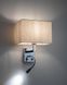 Бра Nowodvorski HOTEL MOOD LED Cream E27+LED 2.2W для чтения 11785 фото 2