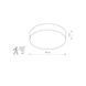 Светильник Nowodvorski ARENA WHITE SENSOR PL 10186 фото 2