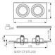 Точечный светильник Kanlux 18284 Seidy CT-DTL250-B GX5.3 2x10W IP20 Gr 18284 фото 2