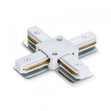 Соединитель для шинопроводов крестовый VIDEX белый VL-TRF-CTX-W VL-TRF-CTX-W фото