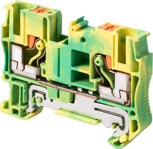 Клеммная колодка наборная заземляющая на DIN-рейку e.tc.z.din.spring.6 s070015 s070015 фото