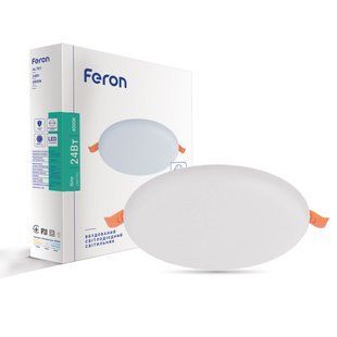 Светодиодный встраиваемый светильник Feron AL701 24Вт 4000K белый 1902 01902 фото