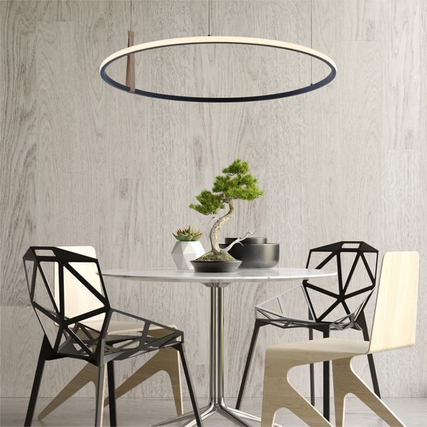 Підвісна люстра ZUMALINE WOOD CLAUD 22808-WOOD 22808-WOOD фото