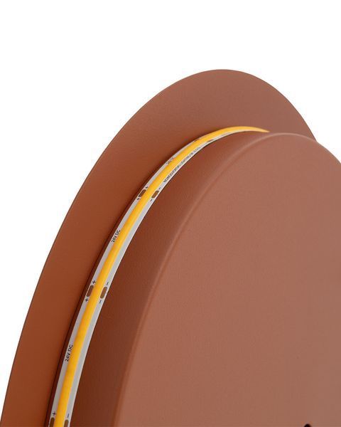 Бра Nowodvorski RING LED L 13W 3000K теракотове 35 см для затишку 12657 фото