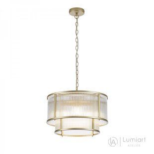 Підвісна люстра Lumiart Atelier BL5017-2 JANE золото на 3 лампи E14 для їдальні 81121 фото