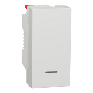 Одноклавишный выключатель Schneider Electric NU310618N с подсветкой (схема 1) 10А 1М (белый) NU310618N фото