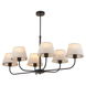 Люстра подвесная TK-Lighting CHICAGO 6 черная для больших залов 3999 фото 3