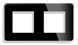 Двойная розетка с WiFi Черный Стекло (G157D-STX2.WF.BL) G157D-STX2.WF.BL фото 6