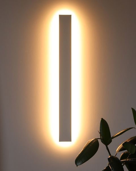 Бра Nowodvorski COMMA LED L 34W 3000K біле 1650лм яскраве для вітальні та коридору 11882 фото