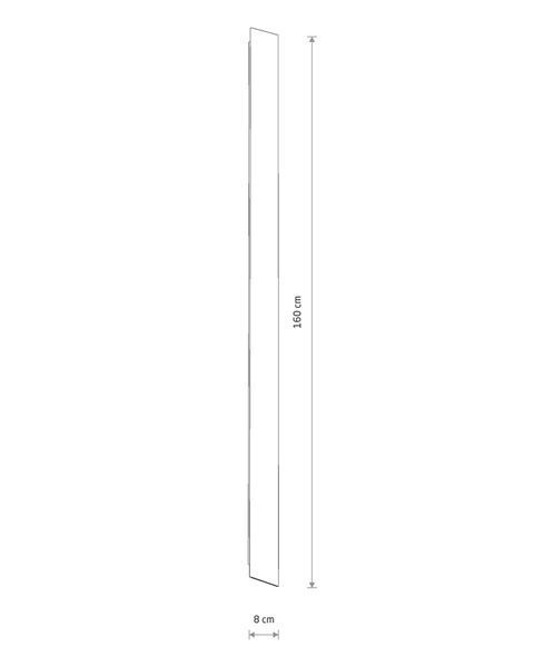 Бра Nowodvorski COMMA LED L 34W 3000K біле 1650лм яскраве для вітальні та коридору 11882 фото