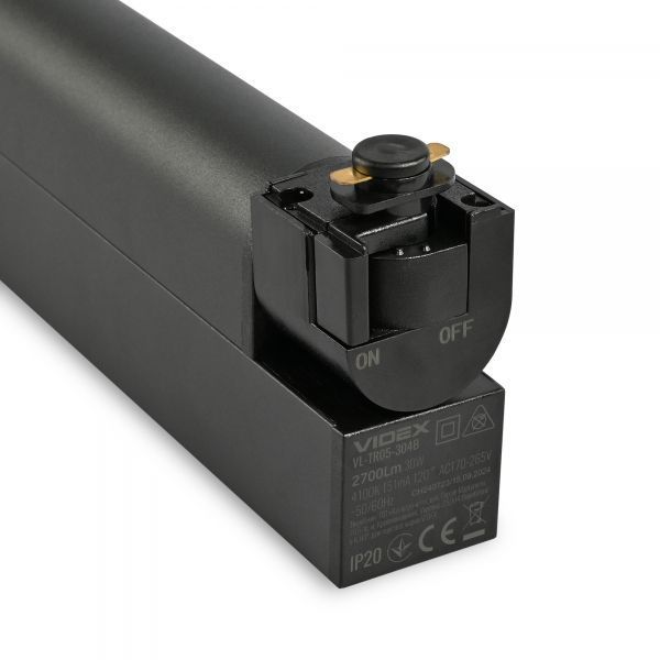 LED светильник трековый VIDEX TR05 30W 4100K 220V черный VL-TR05-304B VL-TR05-304B фото