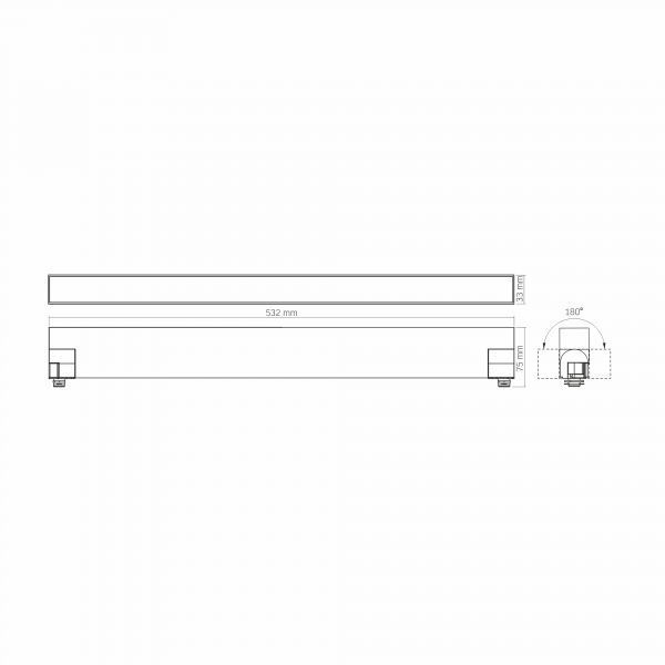 LED светильник трековый VIDEX TR05 30W 4100K 220V черный VL-TR05-304B VL-TR05-304B фото