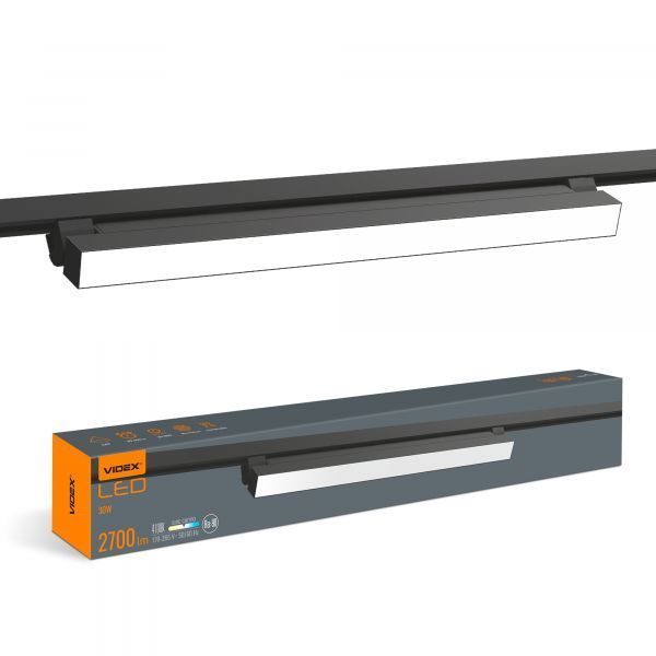 LED светильник трековый VIDEX TR05 30W 4100K 220V черный VL-TR05-304B VL-TR05-304B фото