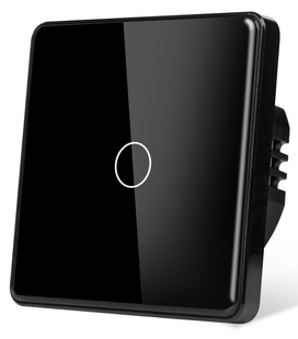 Розумний вимикач з WiFi + BLE | Сенсорний , Чорний, З нулем (G86D-SW1G.WF.BL) G86D-SW1G.WF.BL фото