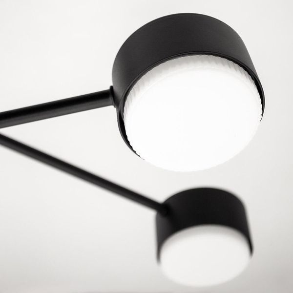 Світильник стельовий LUMINARIA RAY 8xGX53 (4+4) BLACK 230V IP20 6951427267573 фото