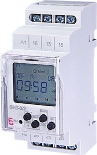 Цифровой таймер отключения ETI 002470057 SHT-3/2 230V AC (2x16A AC1) 2470057 фото