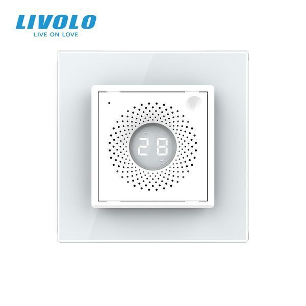 Розумний датчик температури Livolo ZigBee білий (VL-FCEZ-2WP-11) VL-FCEZ-2WP-11 фото