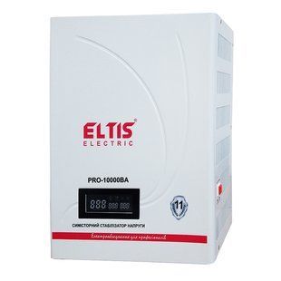 Стабилизатор напряжения Eltis Electric PRO-10 000BA 10 кВА однофазный симисторный 100-270В LED 70385 фото
