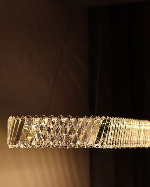 Підвісний світильник Nowodvorski LUXORA OVAL LED 40W овальний для вітальні та офісу 11707 фото
