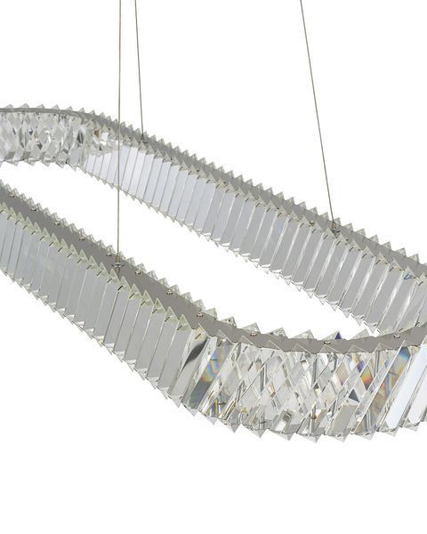 Підвісний світильник Nowodvorski LUXORA OVAL LED 40W овальний для вітальні та офісу 11707 фото