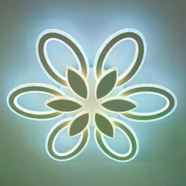 Світильник світлодіодний стельовий LUMINARIA AURORA DOUBLE 120W 6F 620/80 WHITE 220V IP20 з пультом ДУ 6951427262899 фото