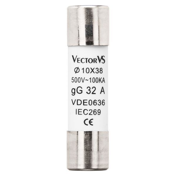 Предохранитель цилиндрический Vector VS GENESIS 10x38 32A 500V AC GF1038032AC фото