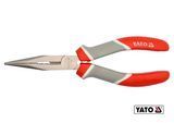 Тонкогубцы никелированные YATO: L=200 мм YT-2018 YT-2018 фото