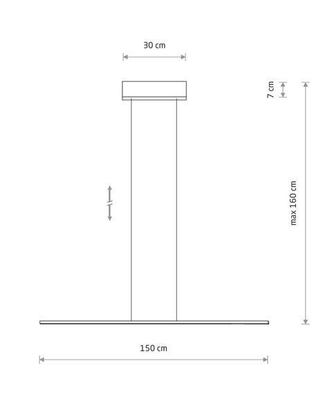 Підвісний світильник Nowodvorski BAR LED M 4000K 24W потужне освітлення 10848 фото