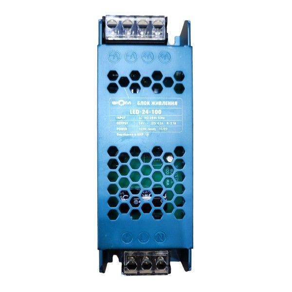 Блок питания BIOM 24V 100W 4.2A LED-24-100 для LED освещения 00-00023441 фото