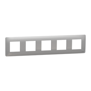Пятипостовая рамка Schneider Electric NU201030 (алюминий) NU201030 фото