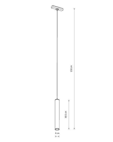 Магнитный трековый светильник Nowodvorski 11343 UT-LVM Roller LED 10W 4000K черный 11343 фото
