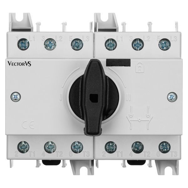 Модульный переключатель нагрузки Vector VS SD2 3P 125А на DIN-рейку 192083-32 фото