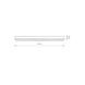 Светильник Nowodvorski STRAIGHT LED GRAPHITE CEILING 90 PL 7553 фото 2
