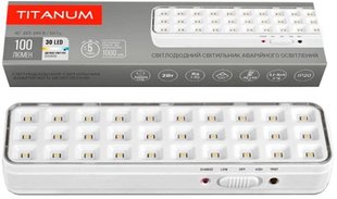 Світильник акумуляторний TITANUM 30 led 6500K TL-EM1106 фото