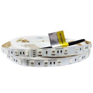 Світлодіодна стрічка 5050 24В RGB IP20 з пультом для декору 10538 фото