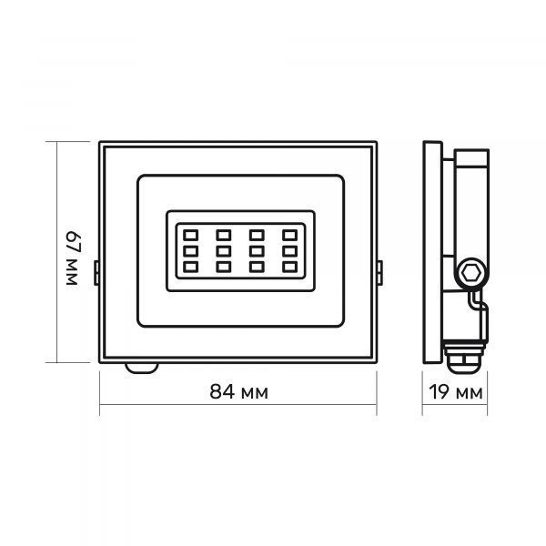 LED прожектор TITANUM TLF106 10W 6500K TLF106 фото