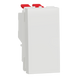 Одноклавішний перехресний перемикач Schneider Electric NU310518 (схема 7) 10А 1М (білий) NU310518 фото