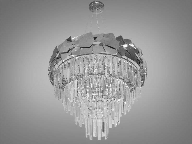 Люстра хрустальная подвесная Diasha E14 Хром 82211/600HR 82211/600HR фото