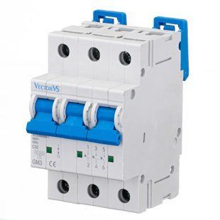 Автомат Vector 3P D 50A 10kA для трифазних мереж GMP050D3P10AC фото